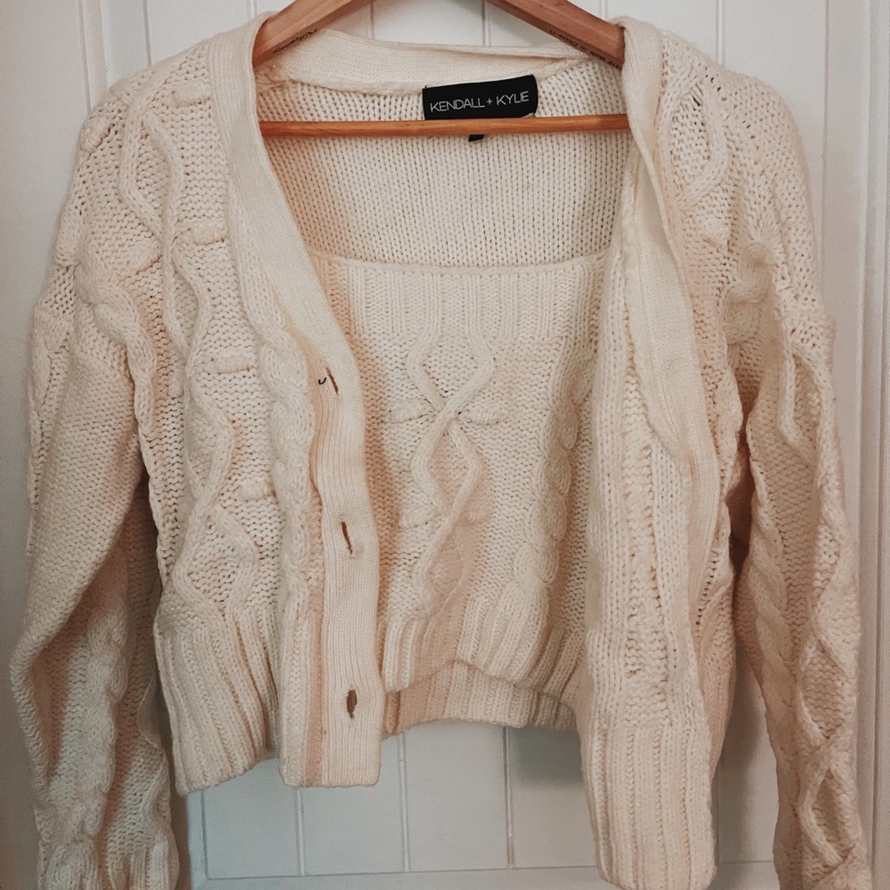 Two piece knit set